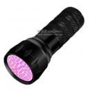 21LED燈UV紫外線螢光及防偽檢測手電筒